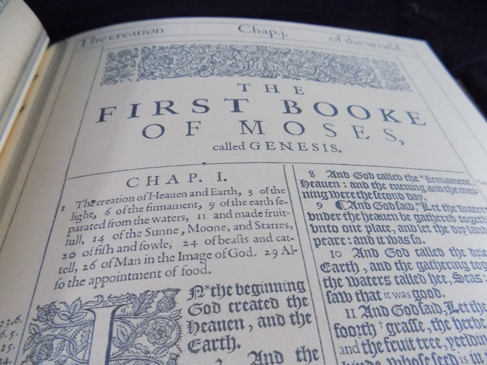 King james bible 1611 - Early modern english