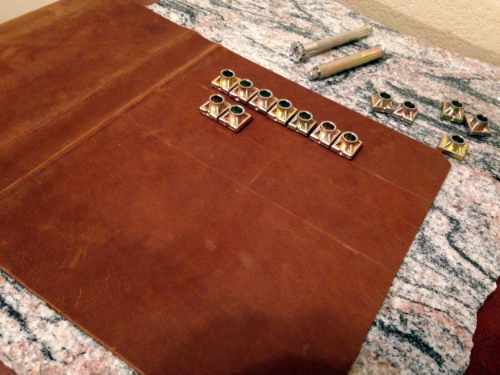 8 :The Tooling is marked with chalk and placed.