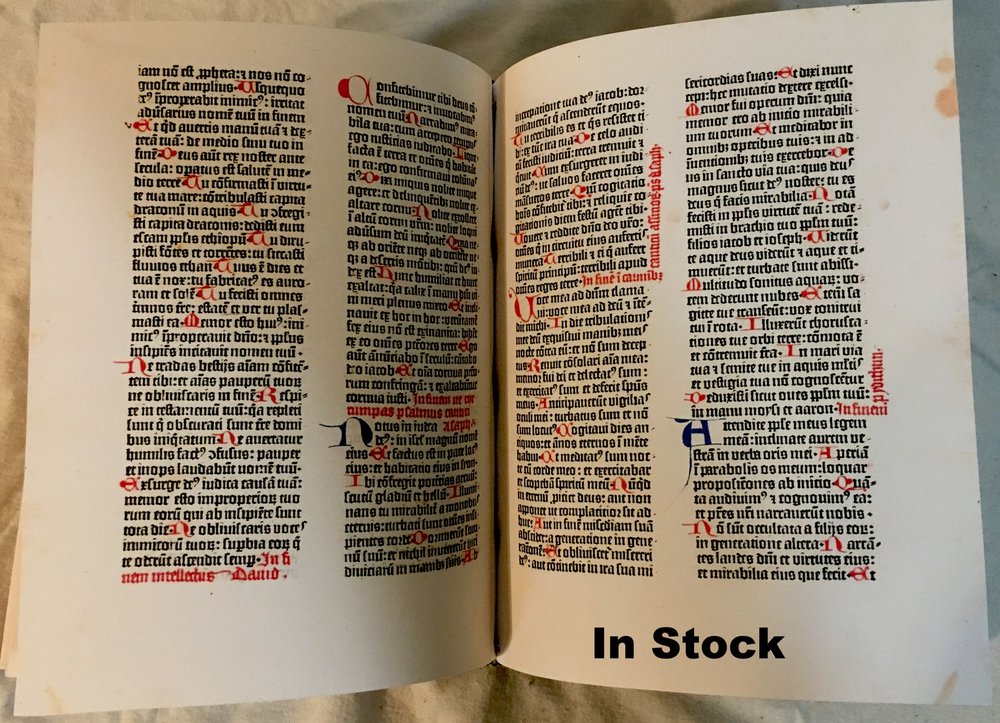 Thirty-Six-Line Bamberg Bible, 1459 Facsimile — A. P. Thirty-Six-Line Bamberg Bible, 1459 Facsimile — A. P.
