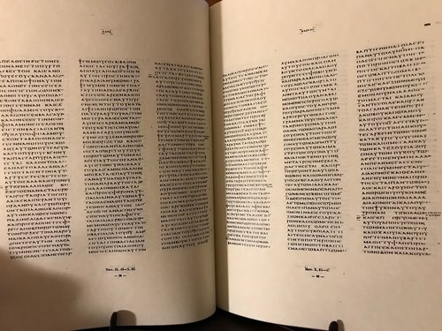 Codex Vaticanus A P Manuscripts