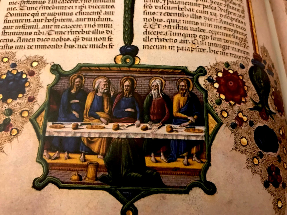 Fol.280r Opening of the Book of Ruth, from the Borso d'Este Bible. Vol 1  (vellum)