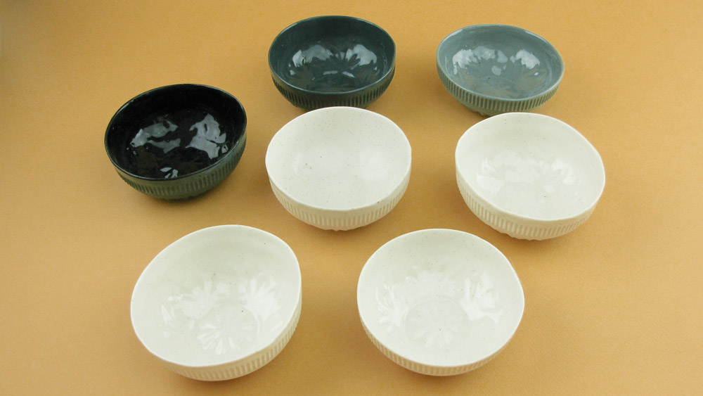 Porcelain small bowls - great for dips, olives etc. Microwave/oven/dishwasher safe. $25 ea. 