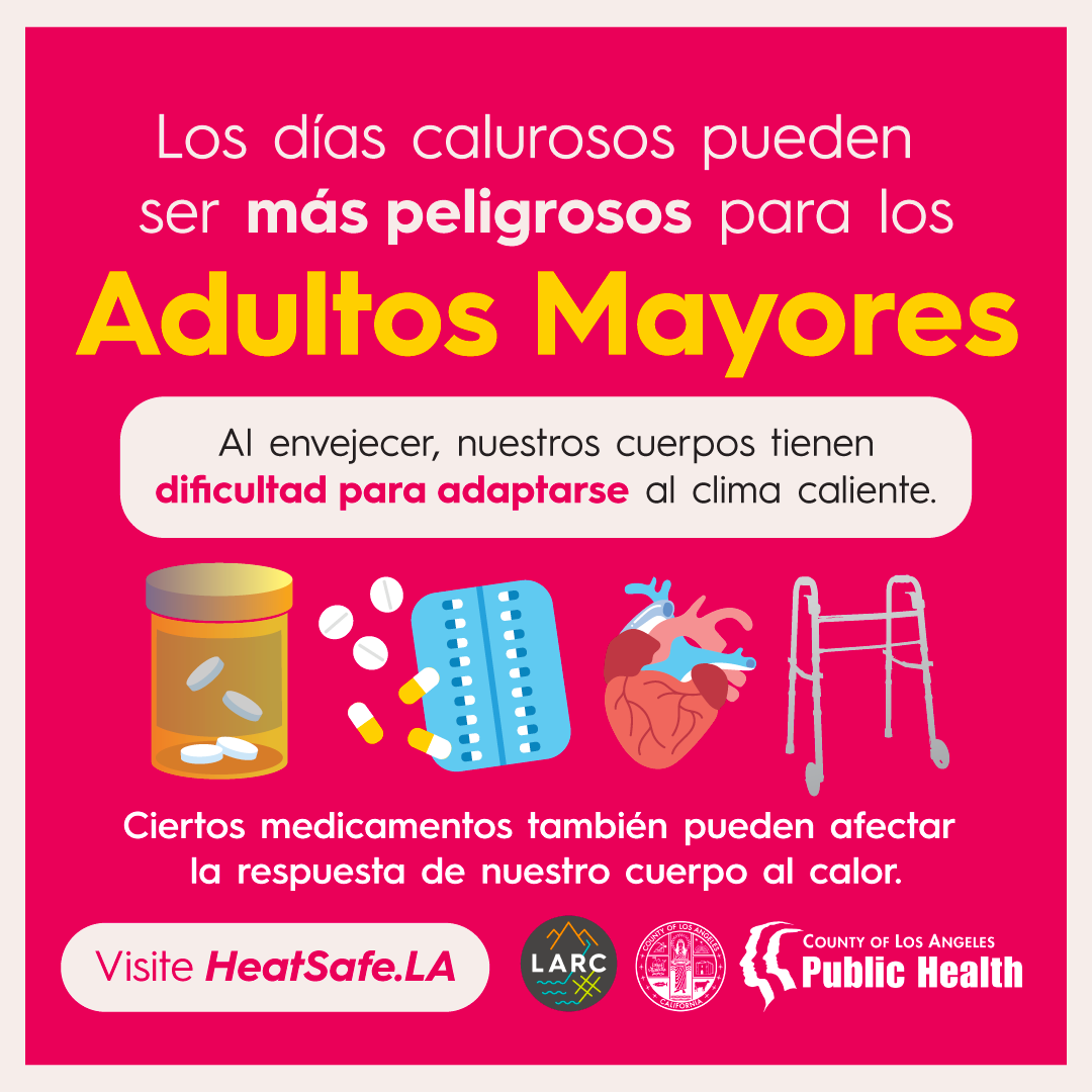 Los días calurosos pueden ser peligrosos para los adultos mayores.