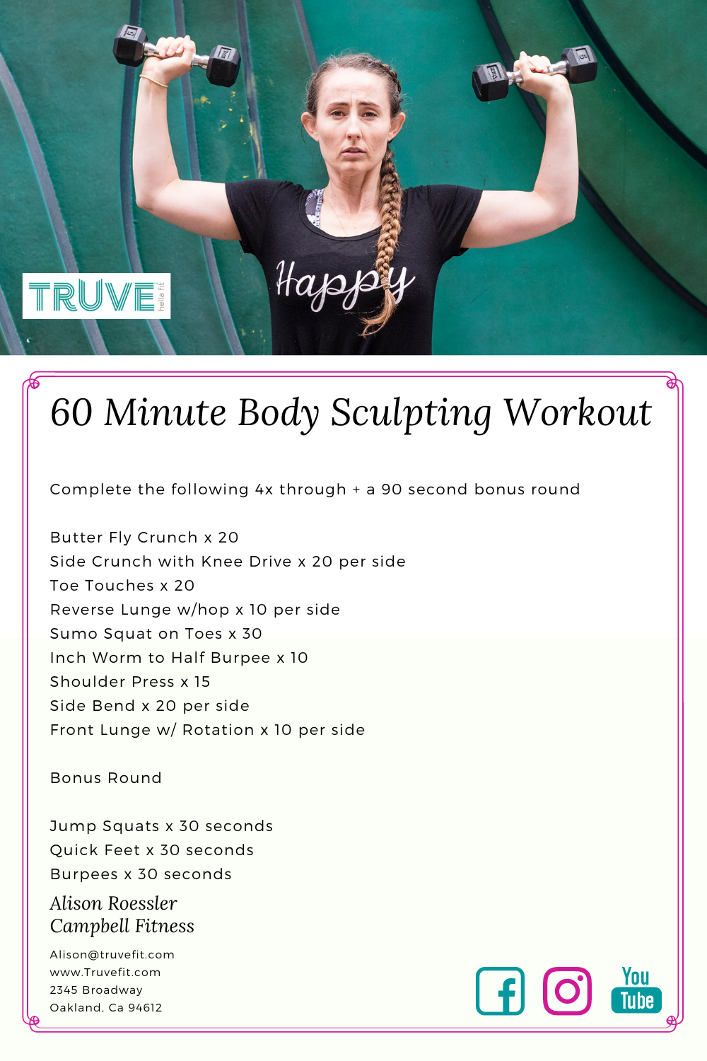 20 Minute Quick Upper Body Dumbbell Workout Bodyweight Exercises