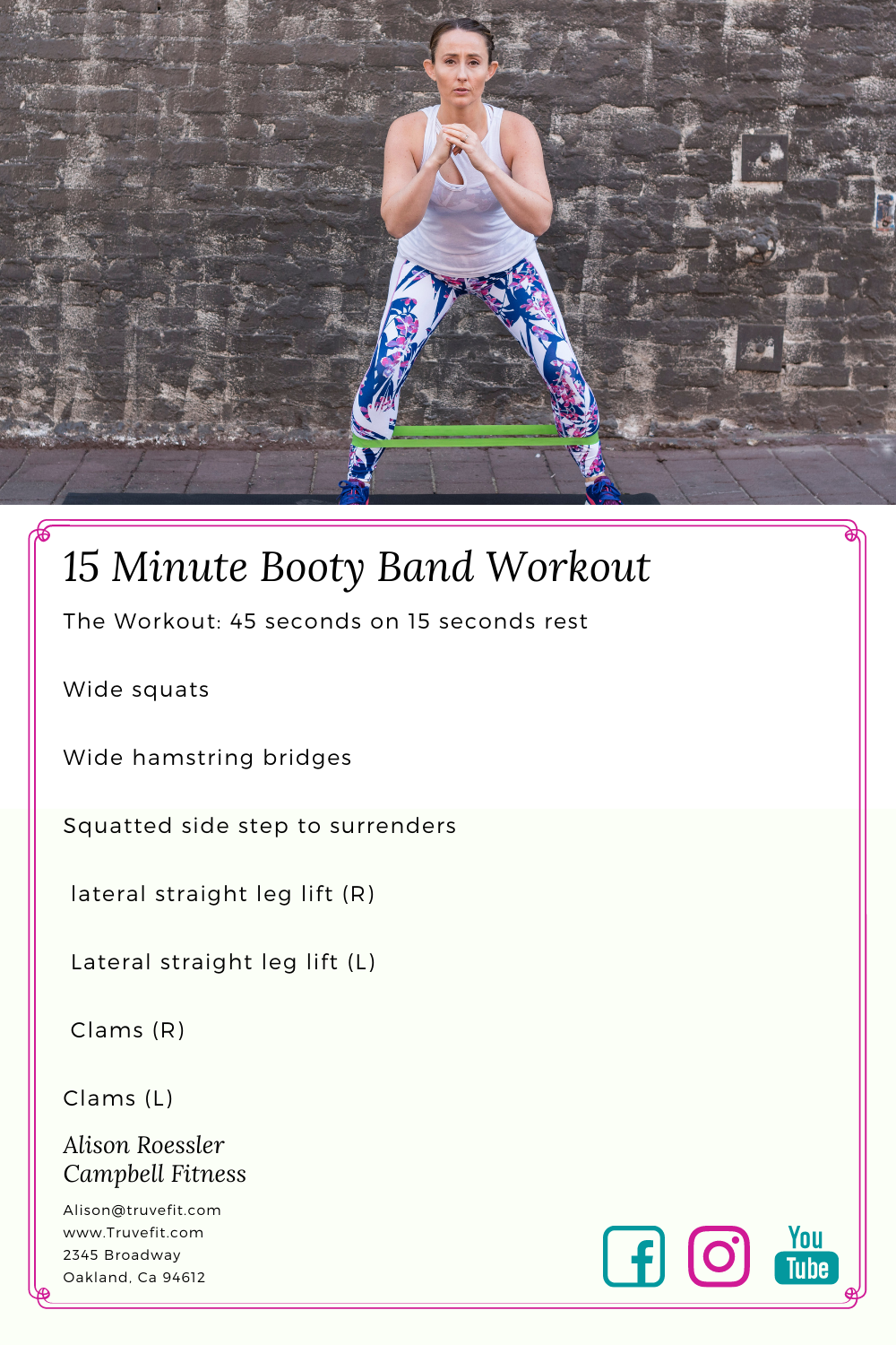 15 minute pilates booty workout