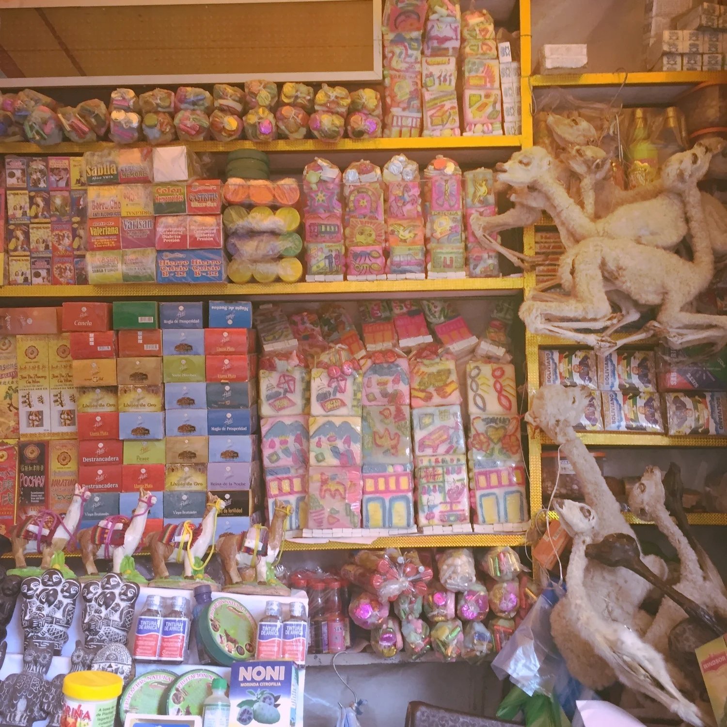 I loved the colorful displays in the marketplace.