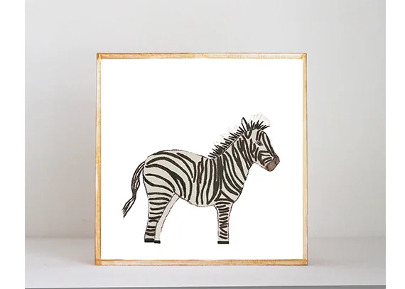 Zebra Side View