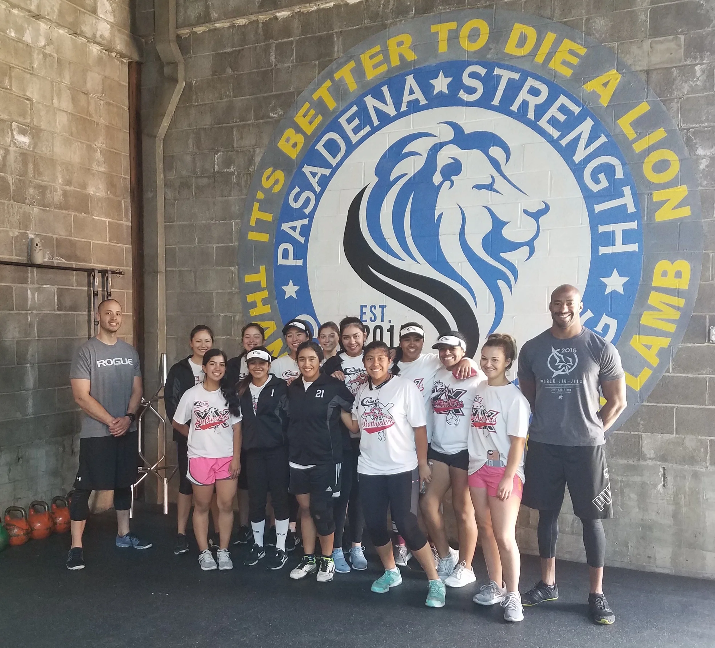 Case Bat Busters 3/26/17, after working sports specific movements and learning proper kettlebell swing technique. Great session!