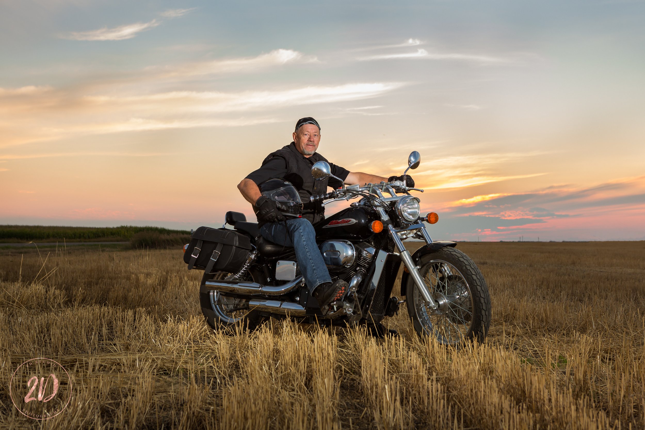 Dad Motorcycle Sunset Field.jpg