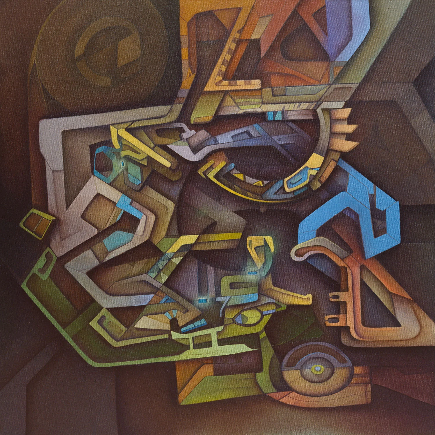 "WBGR" Acrylic on Canvas 20 in. x 20 in.