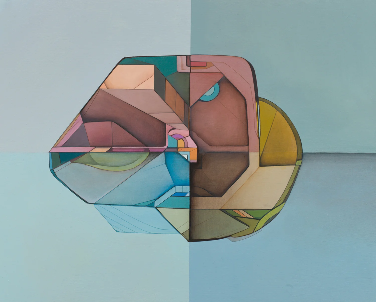 "Transition Form 7930" Acrylic on Panel 16 in. x 20 in.