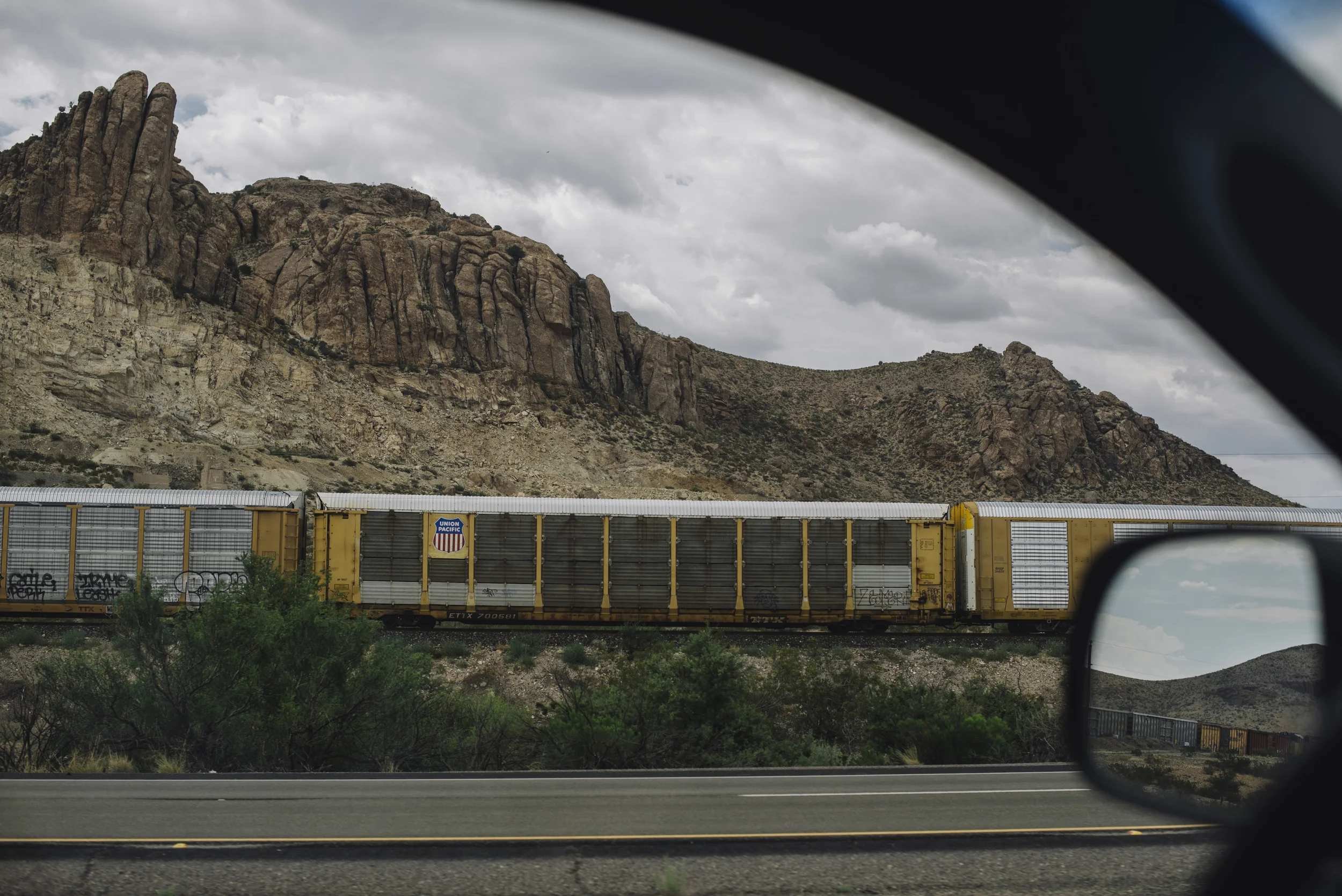 This is another shot that Curtis took while I was driving - I love it!