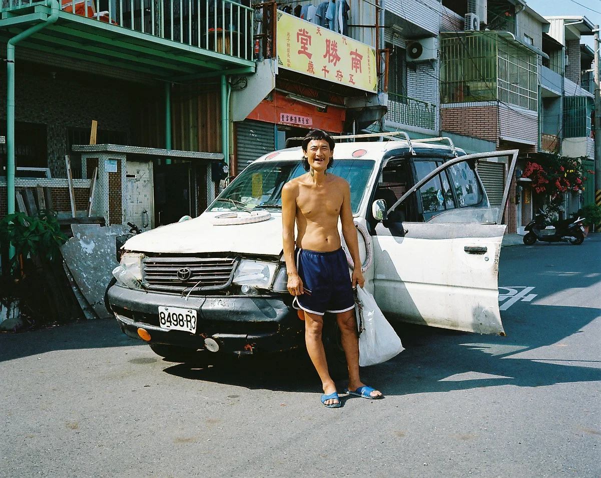  A-kun &amp; his car, Tainan, Taiwan, 2013. 