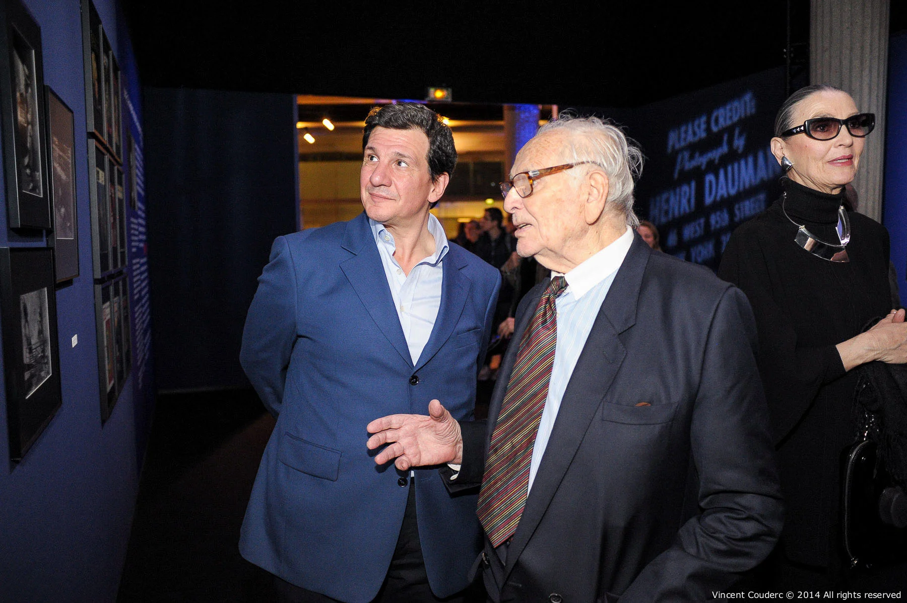 Pierre Cardin, couturier, styliste et homme d'affaires Exposition sur le travail du photographe Henri Dauman Palais d'Iéna, Paris, 2014. www.manhattan-darkroom.com