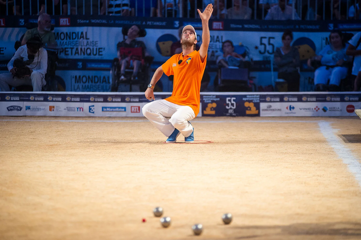 Sébastien Da Cunha 55ème Mondial la Marseillaise à Pétanque. Sur le vieux port de Marseille, 2016. www.mondialapetanque.com
