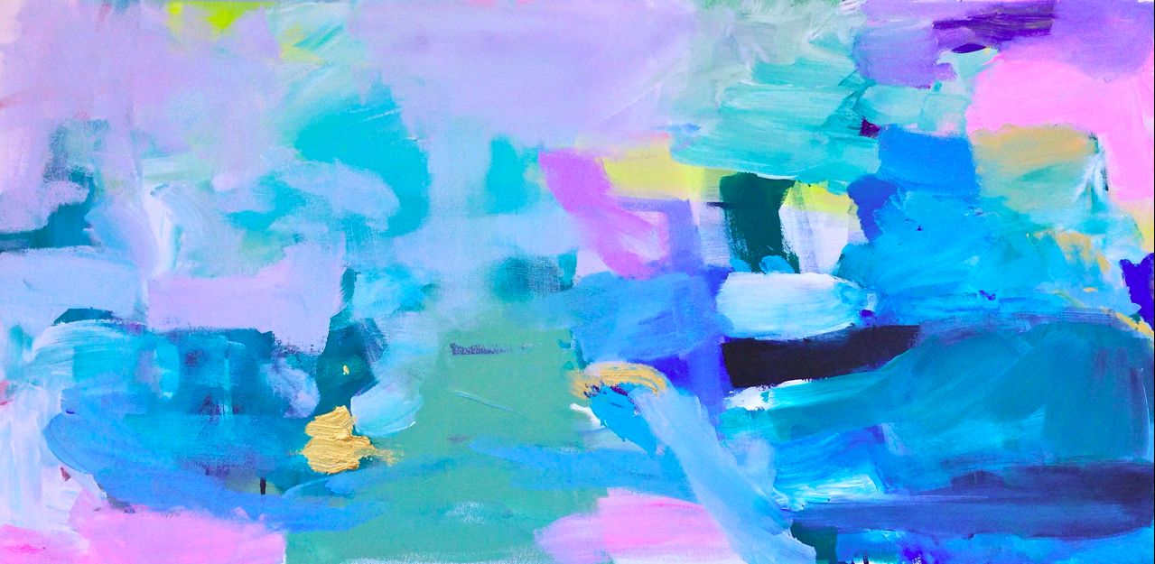 early morning landscape 18 x 36 canvas