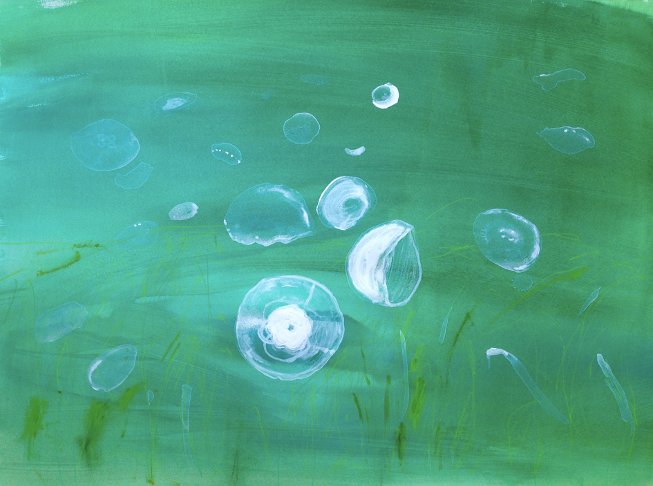 sea bed 22 x 30 paper