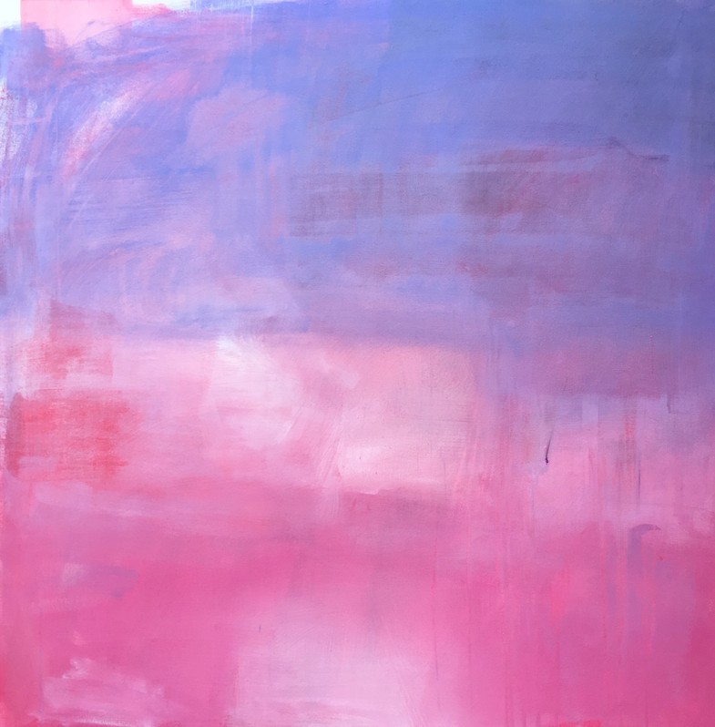 running hot print 30 x 30 giclee stretched canvas