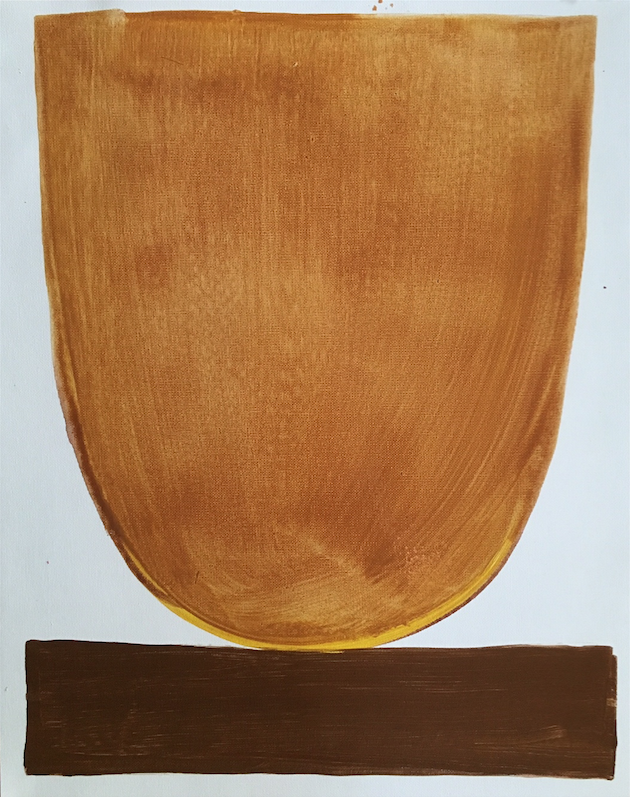 Husk Bowl 16 x 20 canvas paper