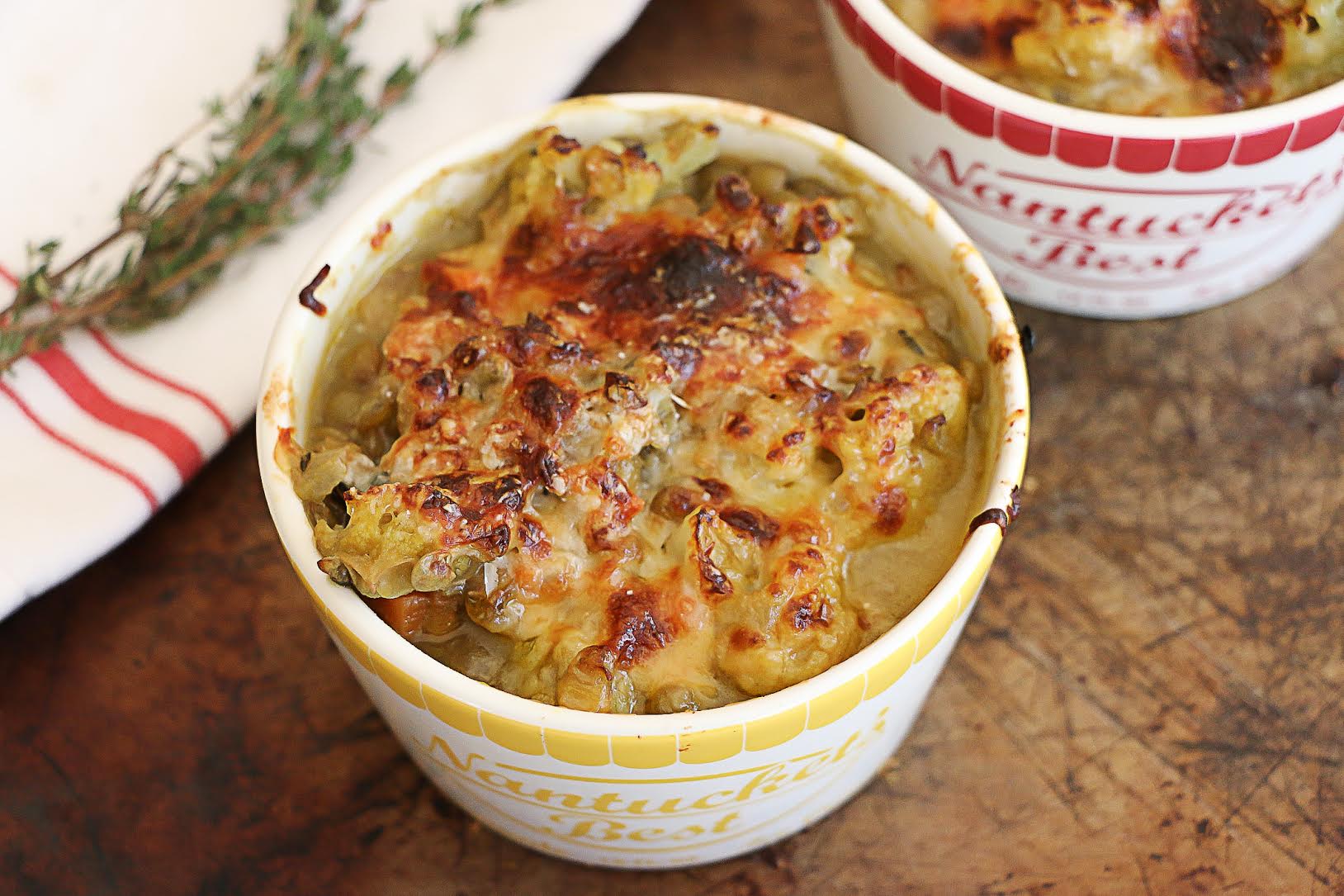 roasted lentil and cauliflower soup
