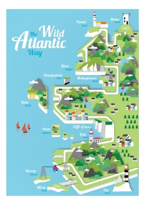  Wild Atlantic Way - Art print by Gary Reddin