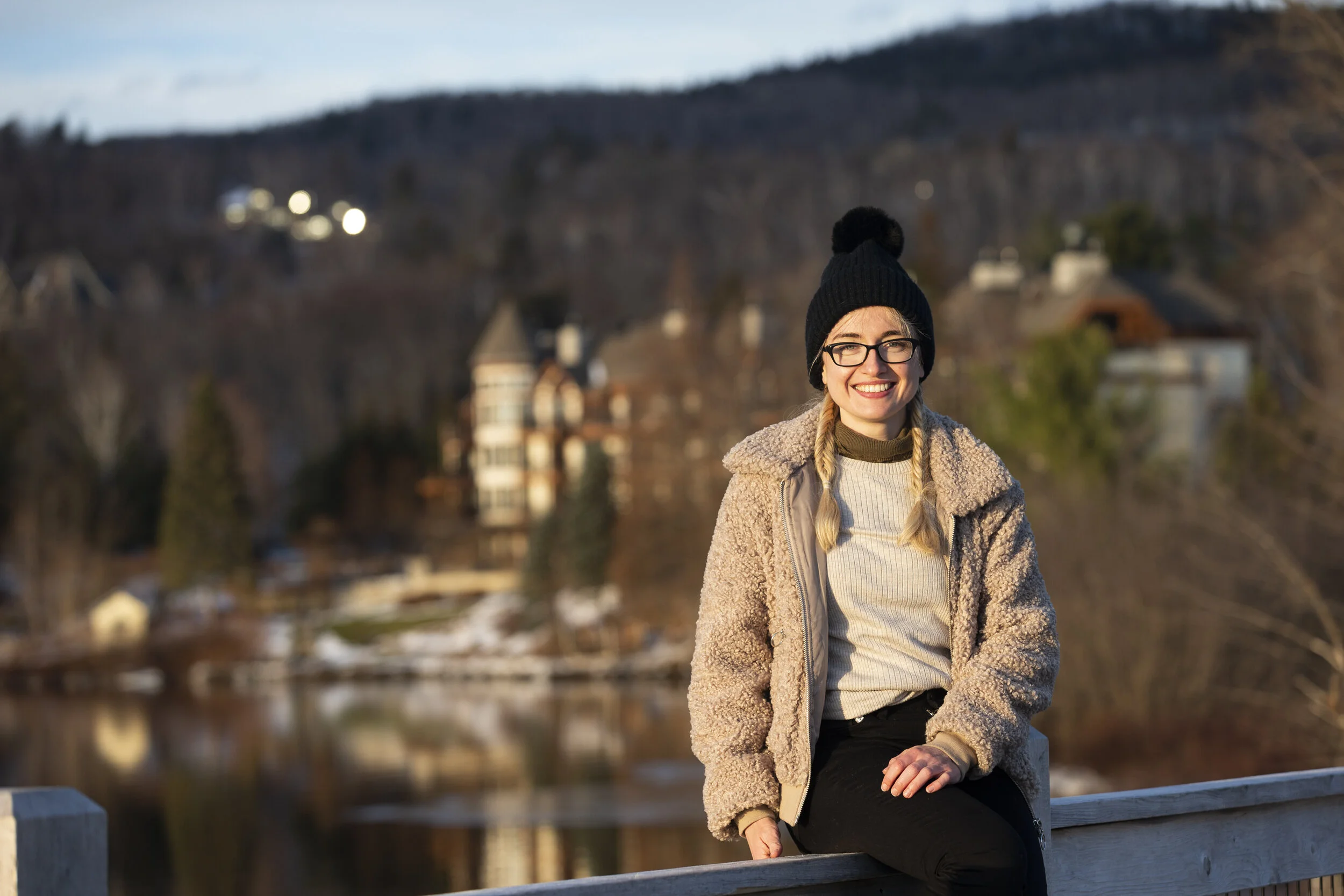 Solo Traveler Portrait Session - Mont-Tremblant