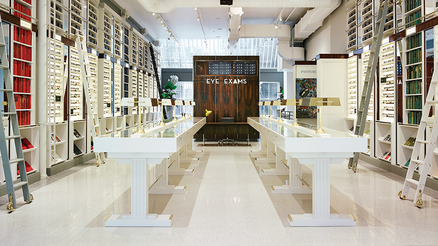 Warby Parker Store in Soho, NY