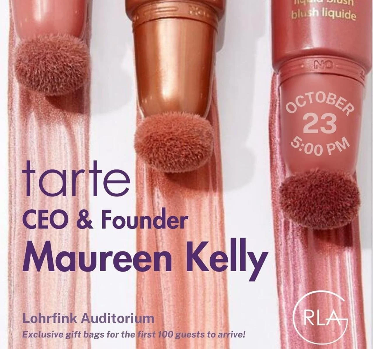 October 23, 2024 | A Conversation with Maureen Kelly: Founder and CEO of Tarte Cosmetics 