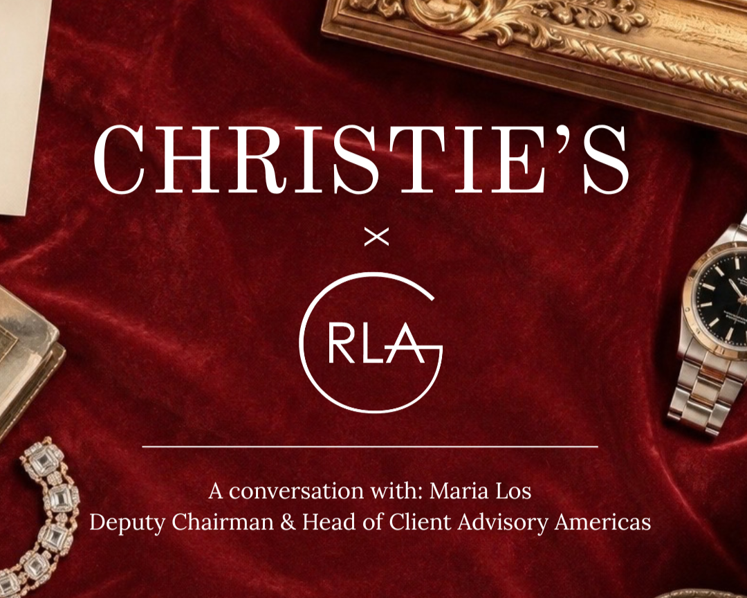 September 24th, 2026 | Christie's: Talk with Maria Los, Deputy Chairman &amp; Head of Client Advisory Americas
