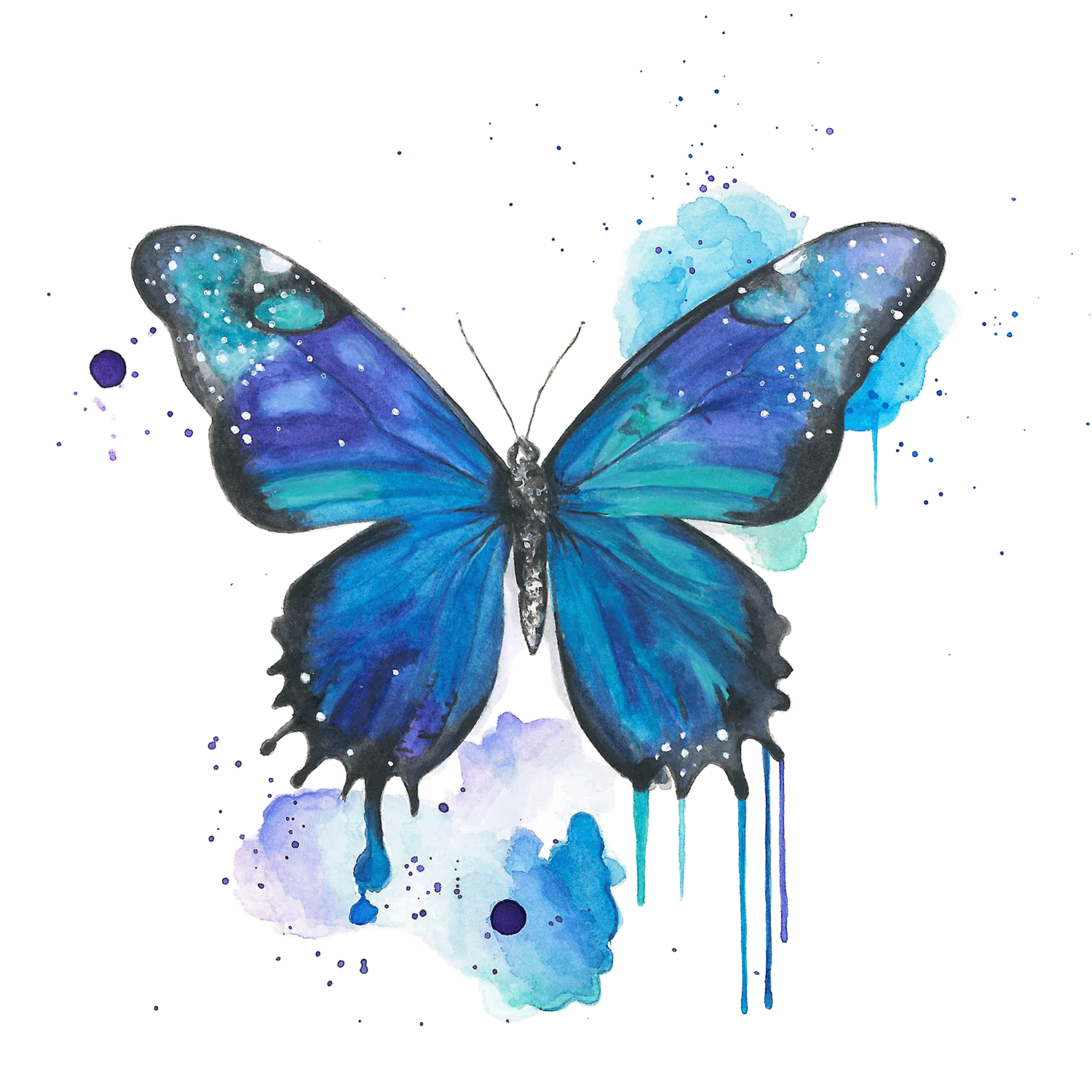 Butterfly Watercolour Painting