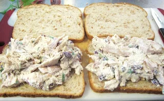 walnut cranberry chicken salad