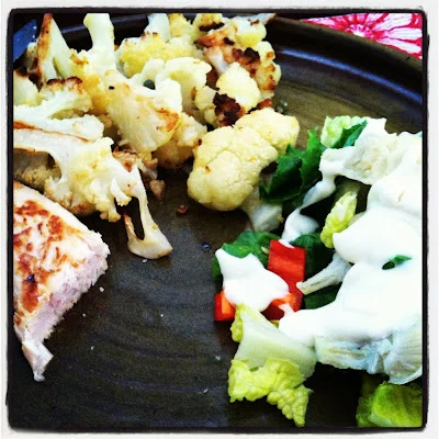 Roast Cauliflower with Chili, Garlic, Capers & Lemon