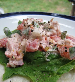 basil tomato chicken salad