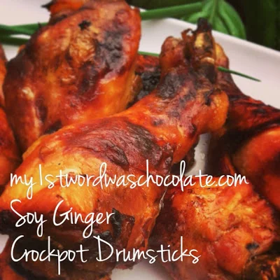 Soy Ginger Crockpot Drumsticks