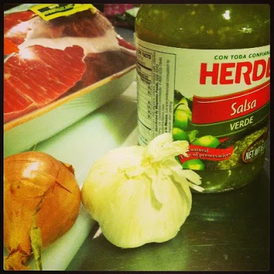  Easy ingredients for my take on chili verde