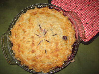 lemon blueberry pie