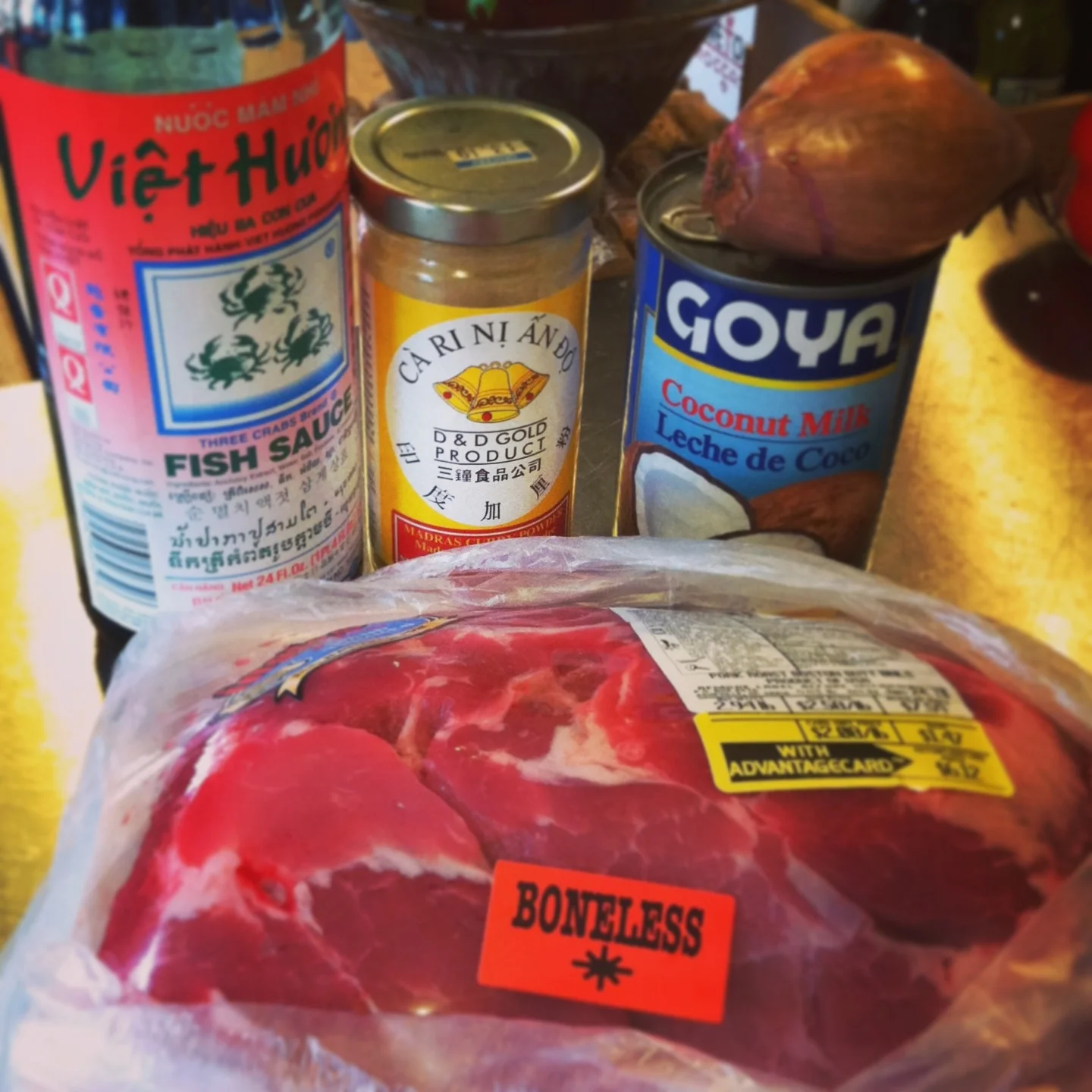 Thai Coconut Crock Pot Pork