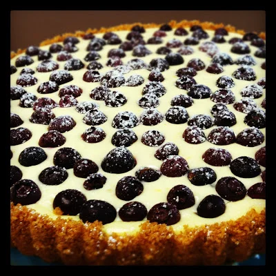 Blueberry Lemon Cheesecake Tart