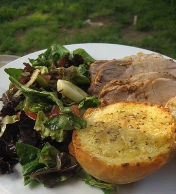 coriander crusted pork loin