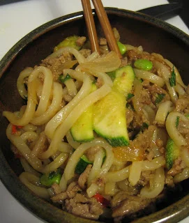 udon with turkey
