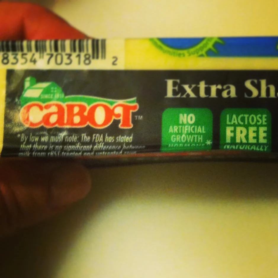 See? Cabot's cheese is lactose free naturally!