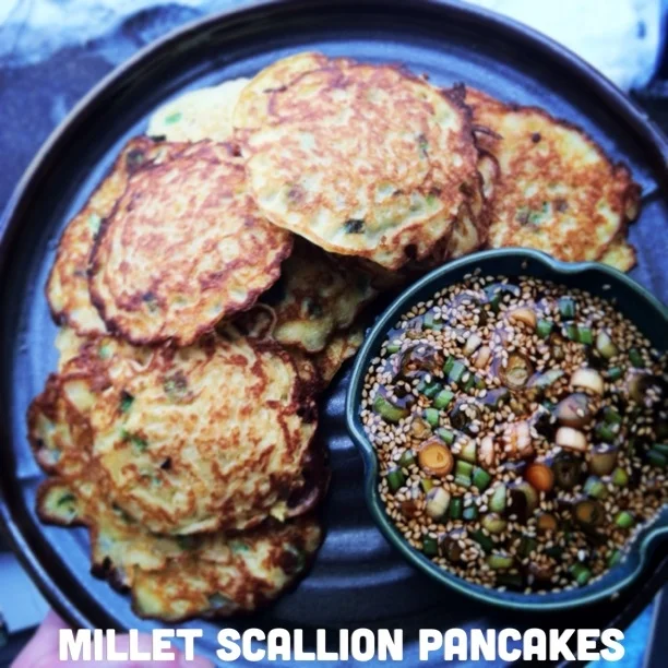millet scallion pancakes