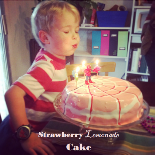 strawberry lemonade cake