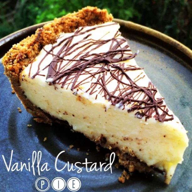 vanilla custard pie