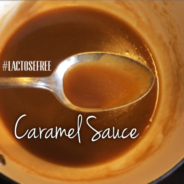 lactose free caramel sauce