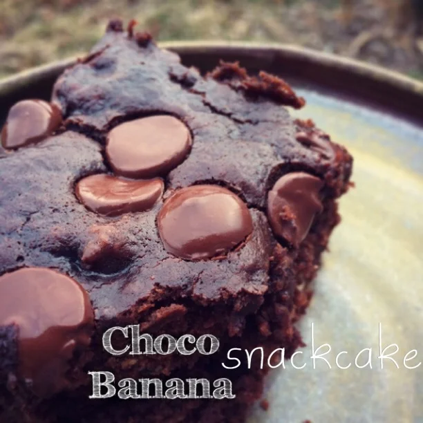 choco banana snackcake