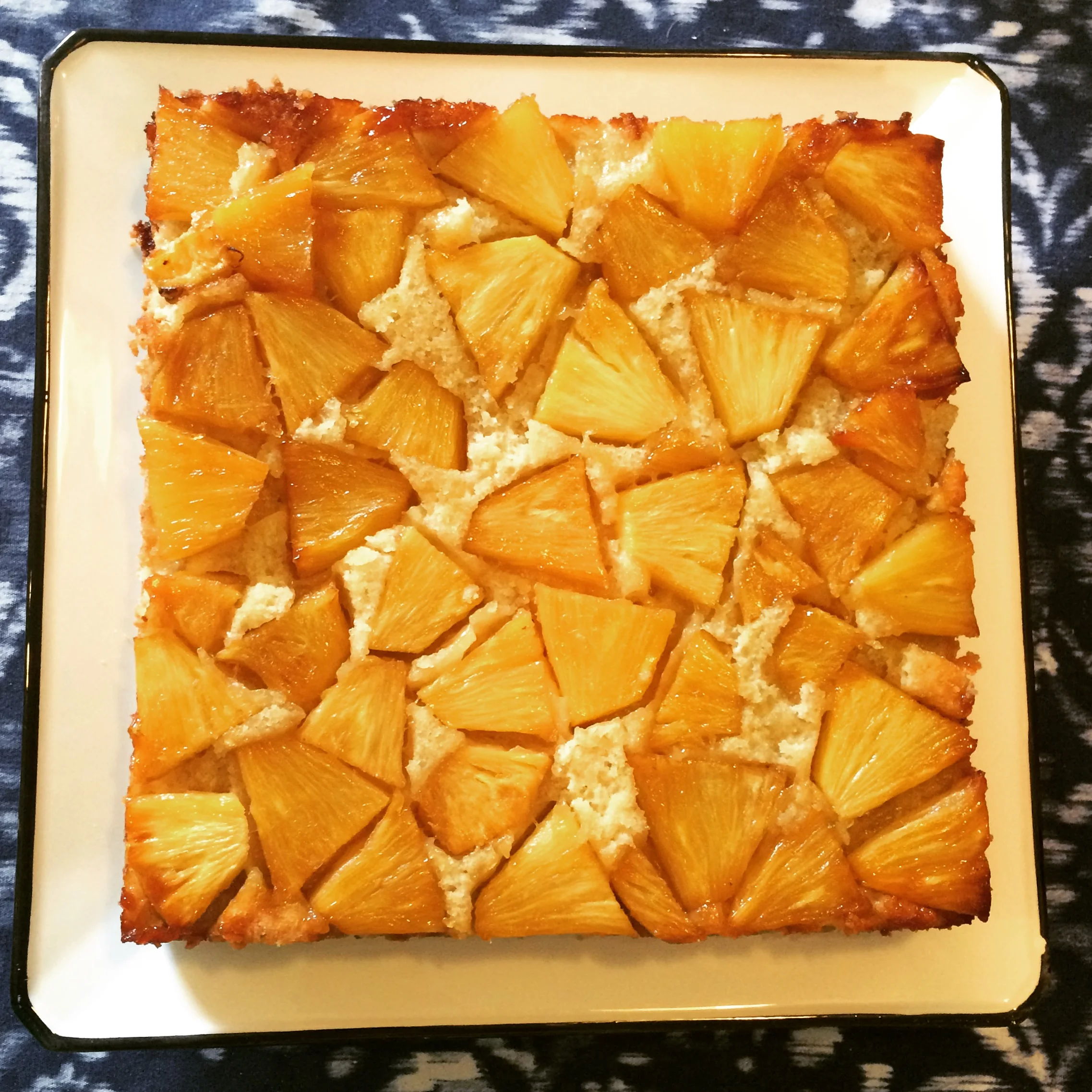 Pineapple Mosaic Cake