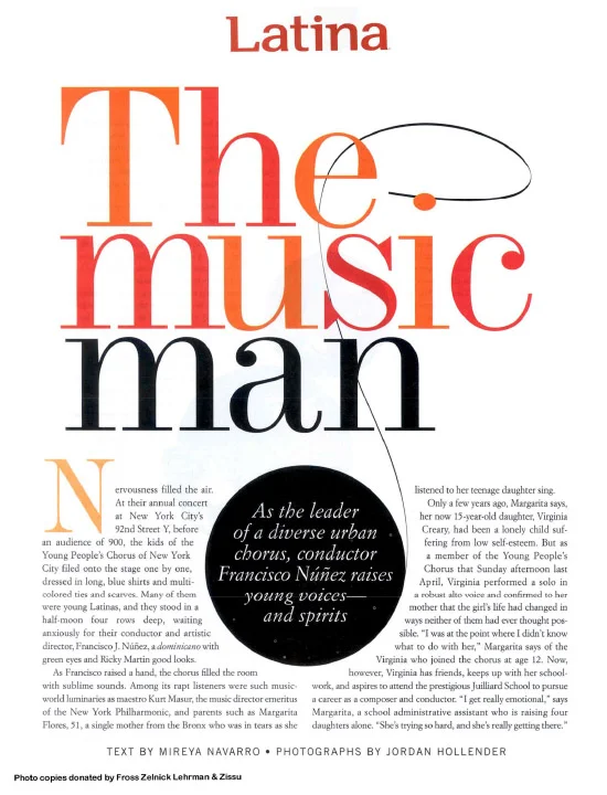 Latina Magazine: The Music Man