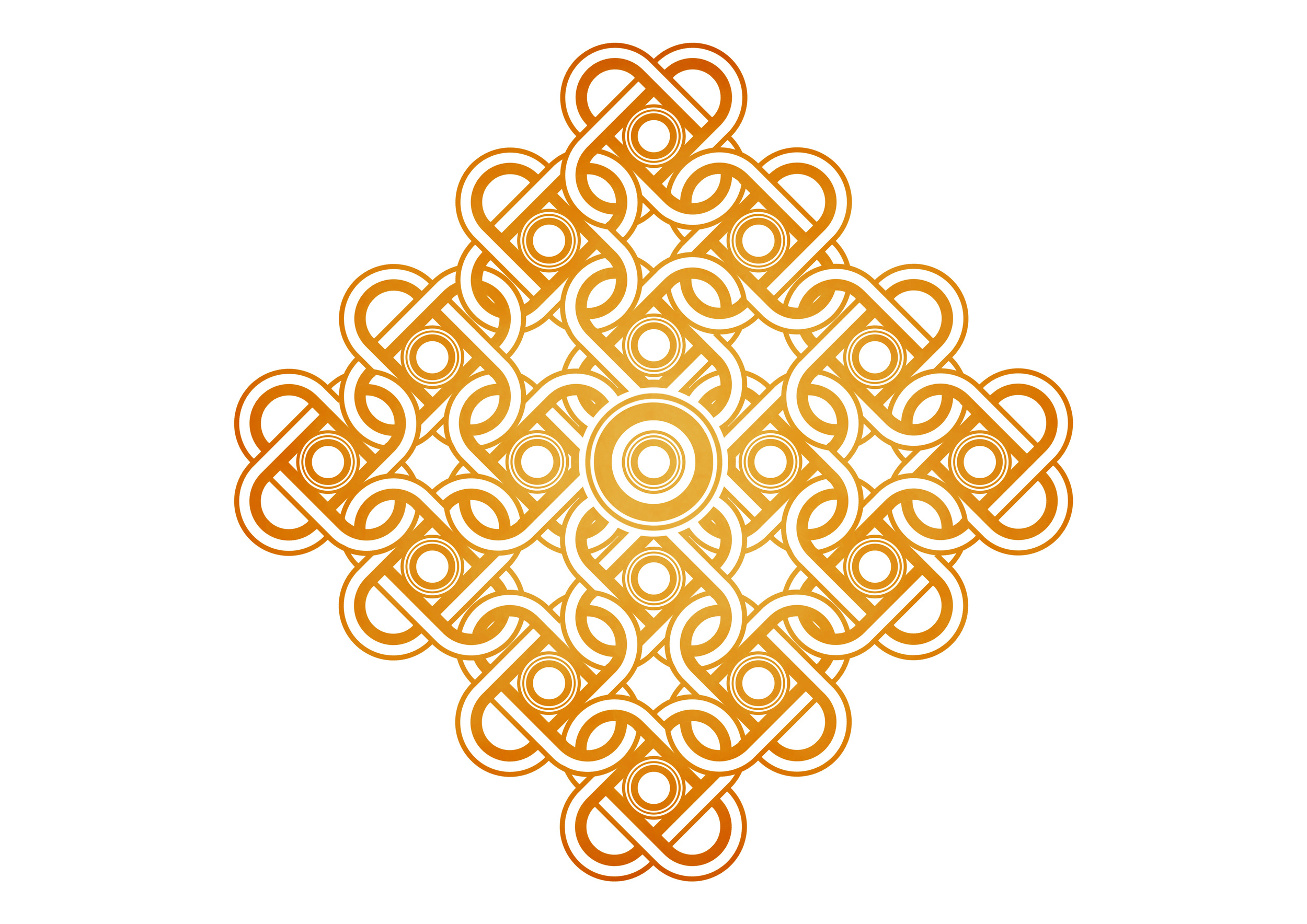 Knots Pattern made manually in Adobe Photoshop CC. (2014)