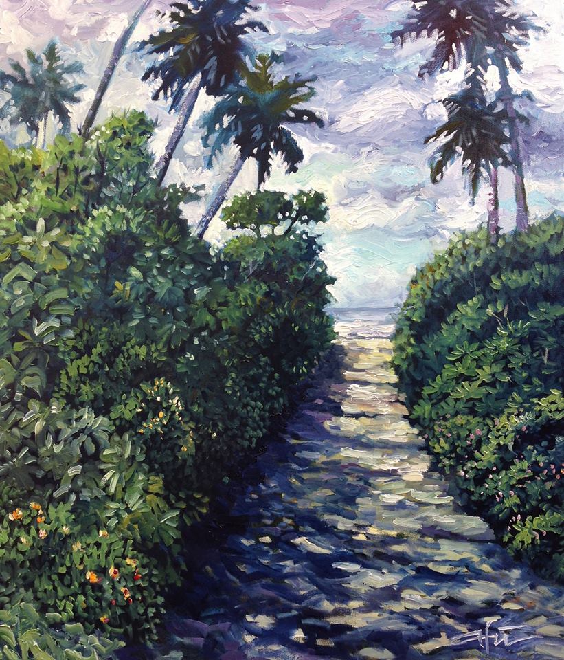 To the Sea 60x70 cm Oil on Canvas